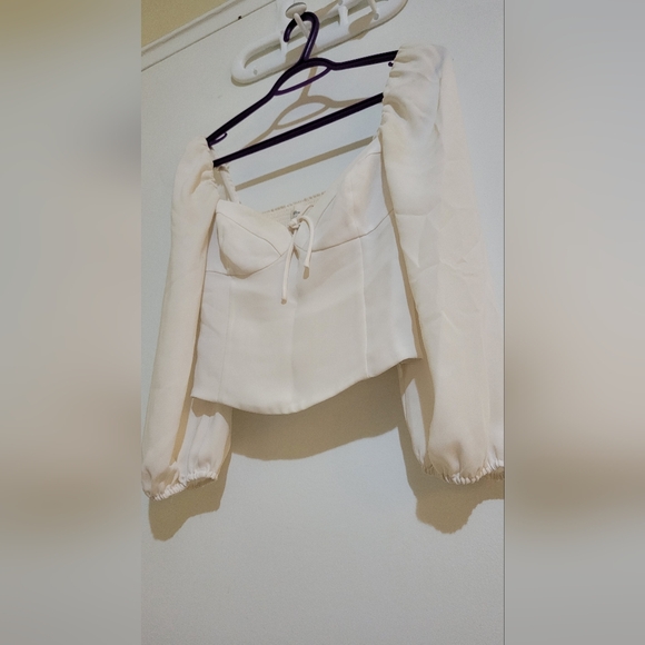 ARITZIA Wilfred Novella Blouse, White - Picture 2 of 2